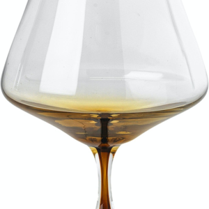 Amber, Cognacglas, klar/orange, H11,2x14,9 cm