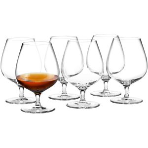 Holmegaard Cabernet Cognacglas Klar 63 cl., 6 stk.