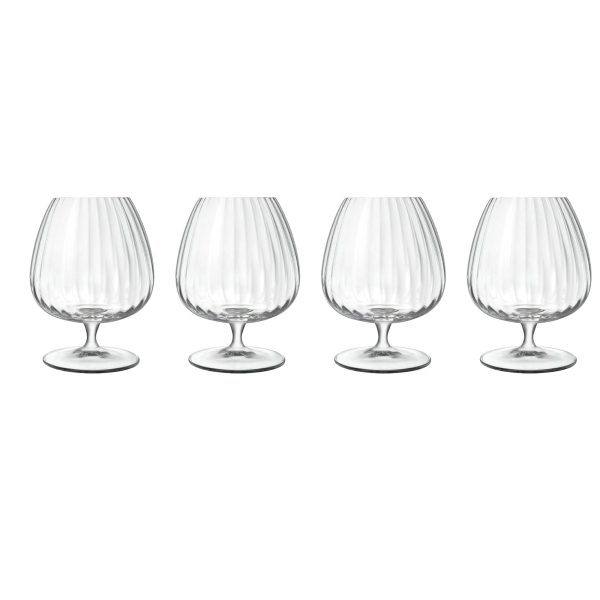 Luigi Bormioli Optica Cognacglas, 4 stk.